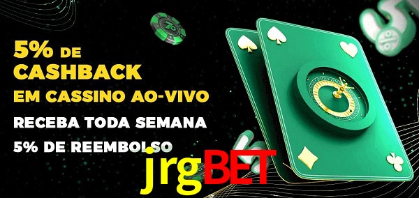 Promoções do cassino ao Vivo jrgbet